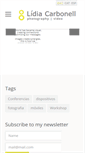 Mobile Screenshot of lidiacarbonell.com